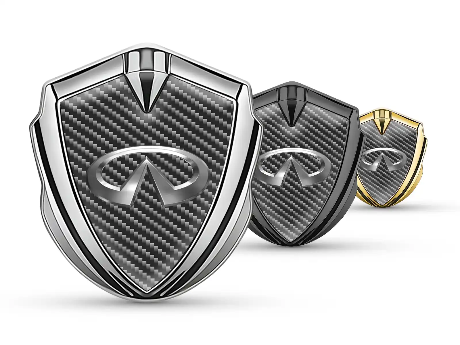 Infiniti Emblem Silikon Abzeichen Moderner Look High-End Stil